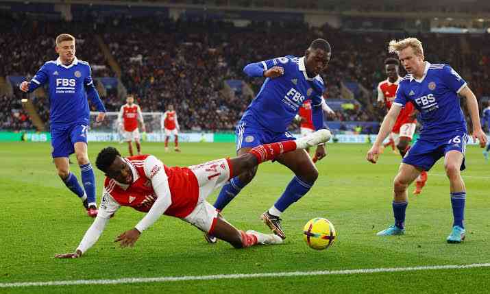 Martinelli's goal leads Arsenal to hard-fought victory over Leicester City. (Leicester City vs Arsenal) - MirrorLog